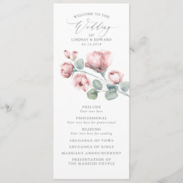 Programa Boda de Flores Románticas y Rosas