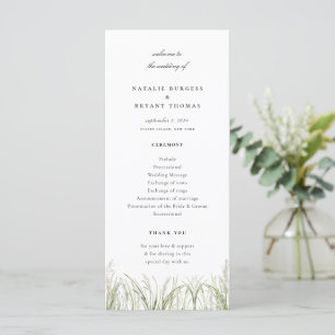 Programa Boda de Grass Rustic Pampas