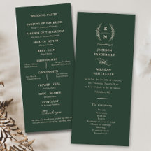 Boda de Iniciales de Monograma Basado en Floral