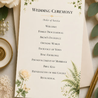 Programa Boda de Jardín Secreto de Lujo