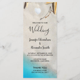 Programa Boda de la estrella de la playa de arena del océan