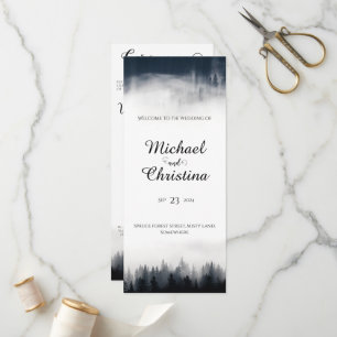 Programa Boda de la naturaleza del bosque de abeto de niebl