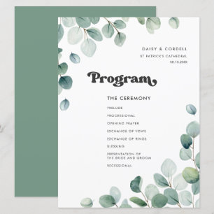 Programa Boda de la vegetación acuática Eucalyptus