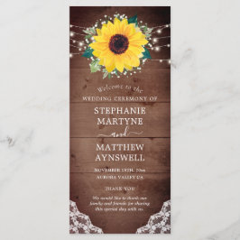 Programa Boda de las luces de aliento del bebé de girasol r