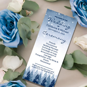 Programa Boda de Navidades de Pino Blue Winter Wonderland