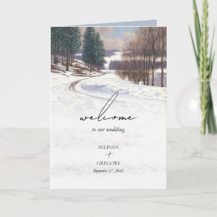 Programa Boda de paisajes de nieve de invierno Orden de ser