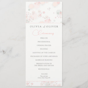 Programa Boda de Rosas de té suaves