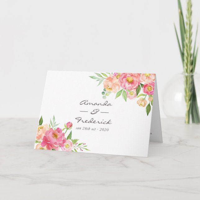 Programa Boda de tonos de agua (Anverso)