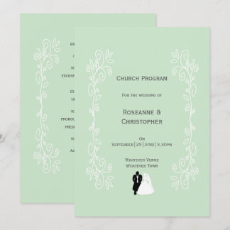 Programa Boda De Trabajo De Novia Y Groom