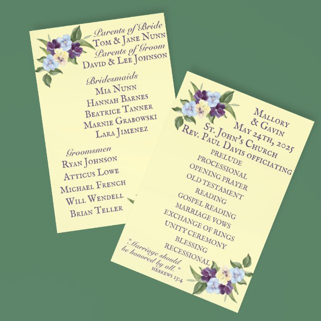 Programa Boda de violetas de la Reina Victoria (Subido por el creador)