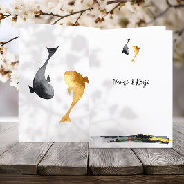 Programa Boda de Watercolor Koi Fish