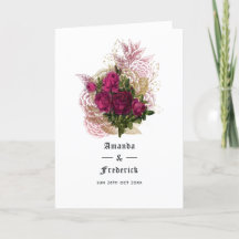 Boda Desgastada Borgoña Rubor Oro