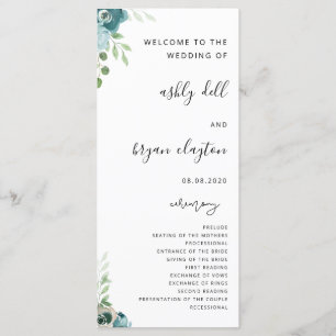 Programa Boda Dusty Bule Floral