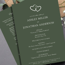 Programa Boda Elegante Moderno y Simple Elements