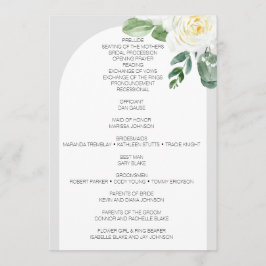 Programa Boda Floral Blanca de Bloom