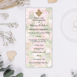 Programa Boda Floral Dorada con Joyas