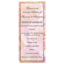 Boda floral rosa acuarela