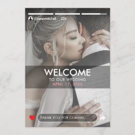 Programa Boda fotográfico de artículos de medios sociales