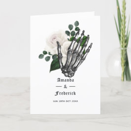 Programa Boda Gótica Floral Blanca Caprichosa