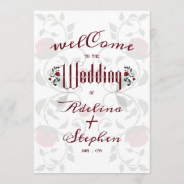 Programa Boda gótico Roses Roses Roses morales orden de ser