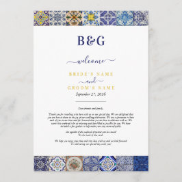 Programa Boda Itinerario de mosaicos portugueses mediterrán