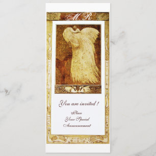 Programa boda LOVE PEACOCK MONOGRAM Brown