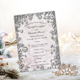 Programa Boda Magical Winter Wonderland