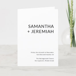 Programa Boda moderno