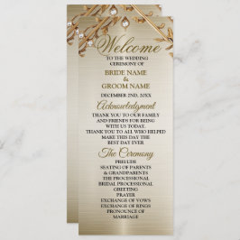 Programa Boda Ornate Rectangle Dimond Flowiny