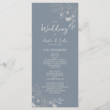 Boda Polvorienta Azul Botánica