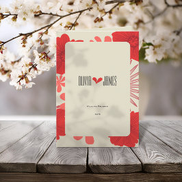 Programa Boda Romántico de Floral Roja