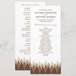Programa Boda Woodland Forest Range Brown