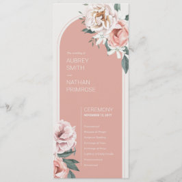 Programa Boho de Boda Rosa