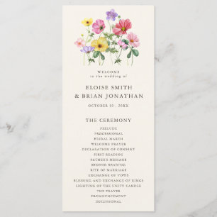Programa Boho de campo floral de flor silvestre de Moda rús