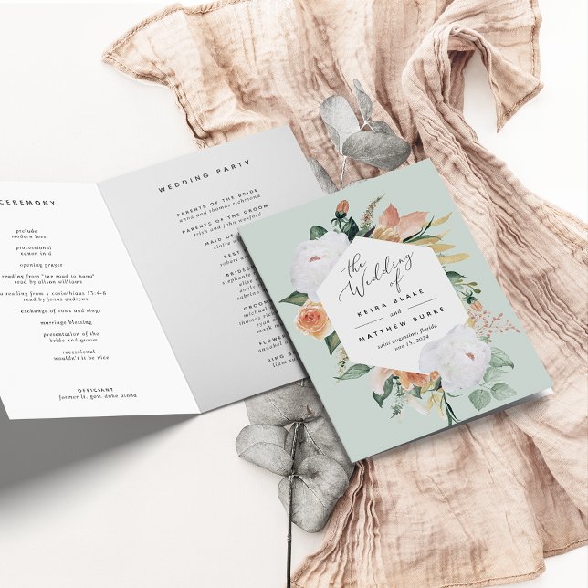 Programa Boho florece Boda floral moderno (Subido por el creador)