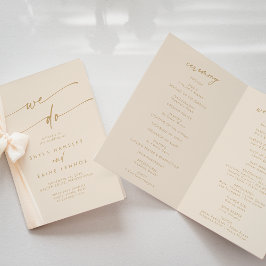 Programa Boho Moda Vintage Gold Hacemos Boda plegado