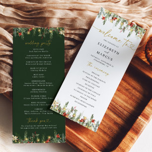 Programa Boho Navidades Pine Tree iluminan elegante boda