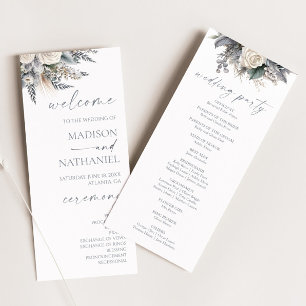 Programa Boho White Rose Flor Floral Boda Jardín