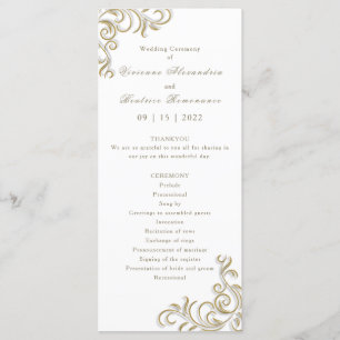 Programa Borde de desplazamiento de oro elegante del progra