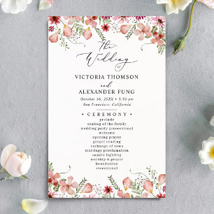 Programa Botánico Elegante de Boda