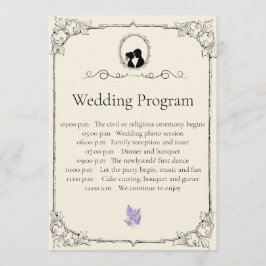 Programa Bridgerton Inspired Regency Society Wedding