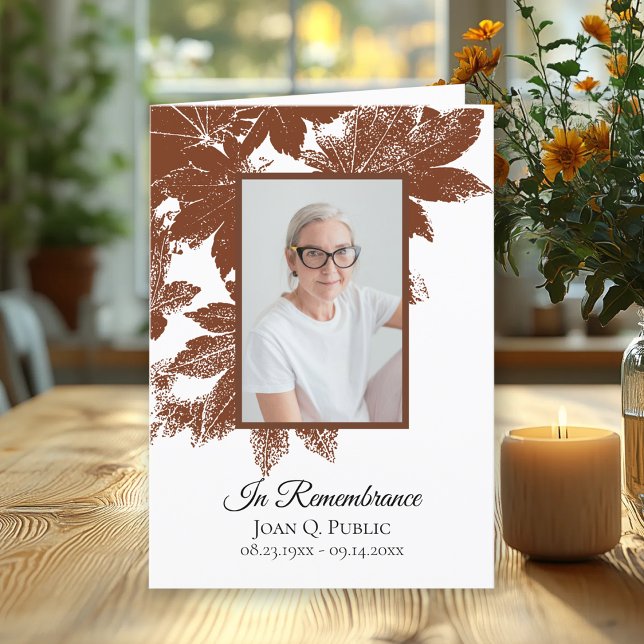 Programa Brown Fall deja el servicio funeral plegado (Subido por el creador)