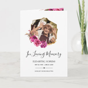 Programa Burgundy Blossom Marco Geométrico 2 Fosa Funeral