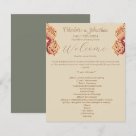 Programa Cactus Wedding de Flores Elegantes