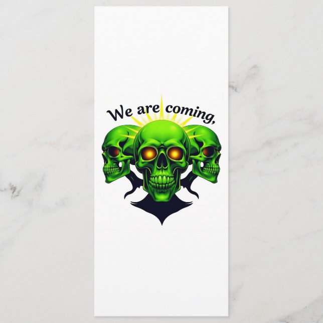 Programa Calaveras, Poder, Misterio, Miedo, Diseño oscuro,  (Anverso)