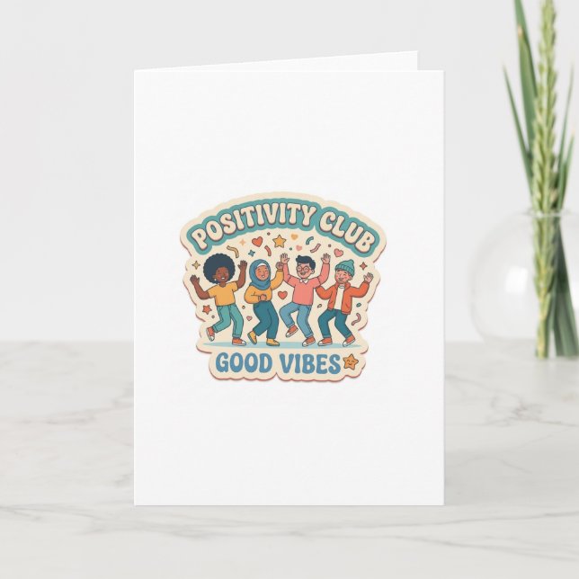 Programa Calcomanía personalizada 'Club de la Positividad - (Anverso)