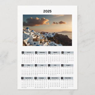 Programa Calendario de vistas panorámicas de Grecia