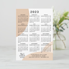 Programa Calendario moderno 2023 Resumen mínimo de año comp