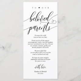 Programa Caligrafía moderna, configuración de lugar Gracias