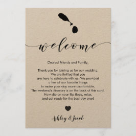 Programa Carta de bienvenida a San Cristóbal y Nieves Boda